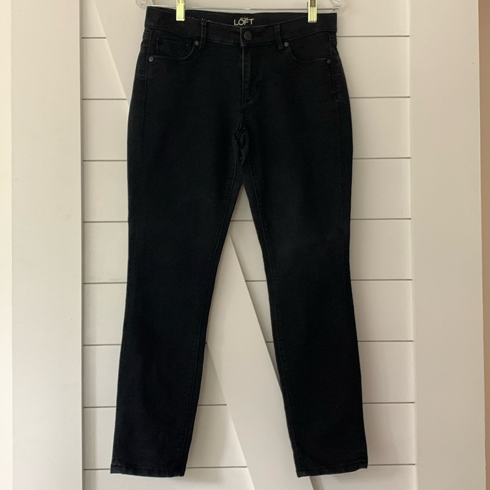Women’s black loft denim